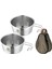 2 Adet Kamp Kase Tencere Açık Gereçler Barbekü Salatası Için Seyahat 170X122X62MM (Yurt Dışından) 1