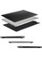 Apple Macbook Air 13.3" M1 2020 Kılıf A2337/A1932/A2179 Kılıf Hava Kanallı Karbon Fiber Tasarm Kapak 4