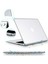 Apple Macbook Pro 13.3" 2020-2021 M1 Kılıf A2338/A1706/A1708/A1989 Kılıf Kristal Şeffaf Tasarm Kapak 2