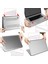 Apple Macbook Pro 13.3" 2020-2021 M1 Kılıf A2338/A1706/A1708/A1989 Kılıf Kristal Şeffaf Tasarm Kapak 5
