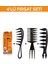 Saç Şekillendirici Pudra Toz Wax Ultra Strong Turuncu 20GR+ Şekil Tarağı X3 4'lü Set 1