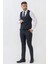 Nice TY107 Slim Fit Likralı 6 Drop Yelekli Takım Elbise Laci 5