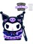 Airpods 1. ve 2. Nesil Uyumlu Sanrio Kuromi Figürlü Sevimli Koruyucu Silikon Kılıf 1