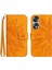 Honor 70 5g Için Cilt Dokunuşma Hissi Flip Telefon Kılıfı, Basılmış Ayçiçeği Standı Pu Deri Yumru Geçirmez Manyetik Cüzdan Kapağı Kayışlı (Yurt Dışından) 1