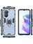 Honor Için 40 Plus 5g Yüzük Tutucu Kickstand Telefon Kılıfı Sabit Pc+Yumuşak Tpu Çizik Dirençli Koruyucu Arka Kapak (Yurt Dışından) 5