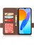 Anti-Drop Litchi Doku Telefon Kapağı Honor X6 4g / PLAY6C 4g / X8 5g, Pu Deri Çift Manyetik Toka Çevirme Cüzdan Kılıfı (Yurt Dışından) 2
