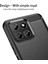 Onur Için X8 4g / X30I Fingerprint Önleyici Telefon Kılıfı Karbon Fiber Doku Esnek Tpu Fırçalanmış Koruyucu Kabuk (Yurt Dışından) 4