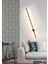 Modern Dekoratif LED Duvar Aplik Uzun Çubuk LED Tekli 50 cm Siyah Kasa Gün Işığı 3