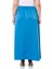 Büyük Beden Beli Arkadan Lastikli Kloş Saten Uzun Turkuaz Etek 3