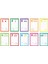 Sayıları Öğreniyorum Eğitici Matematik Etiketleri 1-10' Kadar 10X15 cm 1