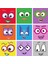 Number Blocks Matematik Eğitici Birim Küp Snapcubes /71-80 Sticker 18 Pcs 2