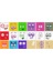 Number Blocks Matematik Eğitici Birim Küp Snapcubes /0-50 Mega Paket Sticker 90 Pcs 4