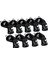 Golf Cue Headgear, Golf Cue Koruyucular, Mallet Putterlar, 9 Adet Demir Siyah (Yurt Dışından) 4