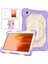 Samsung Galaxy Tab A7 T500 / T505 Kılıfı Lotus Root Purple Beige (Yurt Dışından) 2