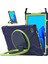 Samsung Galaxy Tab A7 10.4 (2020) T500 / T505 Kılıfı Navy Blue + Yellow Green (Yurt Dışından) 1