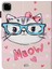 For Apple iPad Pro 11 (2020) Leather Case Glasses Cat (Yurt Dışından) 4