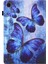 Samsung Galaxy Tab A7 (2020) T500 Deri Kılıf Blue Butterflies (Yurt Dışından) 4