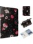 Apple iPad 4 & 3 & 2 Için Deri Kılıf Siyah Backgroud Çiçek (Yurt Dışından) 1