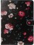 Apple iPad 4 & 3 & 2 Için Deri Kılıf Siyah Backgroud Çiçek (Yurt Dışından) 2