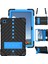 Samsung Galaxy Tab A7 10.4 Için Rhombus Robot Kılıfı (2020) Black+Blue (Yurt Dışından) 1