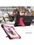 Samsung Galaxy Tab A7 10.4 Için Rhombus Robot Kılıfı (2020) Black+Rose Red (Yurt Dışından) 4