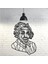 Albert Einstein Duvar Dekoru 20 cm 1