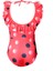 Kız Çocuk Mayo Kırmızı Minnie Mouse 2