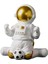 Yaratıcı Astronot Heykeli Figür Heykel Spacean Figürin Dekor Çocuk Hediyesi 20.5X19X11CM (Yurt Dışından) 1