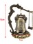 Masaüstü Dragon Fengshui Bell Küçük Oyma Bronz Koleksiyon Masa Dekoru Buda (Yurt Dışından) 3