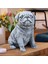 Güzel Polyresin Köpek Figürinler Heykeli Çim Heykel Doğum Günü Hediye Köpek (Yurt Dışından) 3