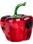 Meyve Heykeli Heykel Masa Dekorasyon Süsleme El Sanatları Kırmızı Biber (Yurt Dışından) 1