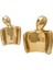 Soyut Karakter Süsleme Kucaklaşan Heykel Sevgilisi Figürinler Masa Raf Dekoru Altın S L (Yurt Dışından) 1