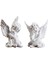 2x Cherubs Angels Heykel Reçine El Yapımı Ev Dekor Masası Beyaz Için Sevimli (Yurt Dışından) 2