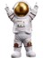 Reçine Astronot Figürinler Uzaylı Ay Heykel Dekoratif Minyatürler 15X10X25CM (Yurt Dışından) 1