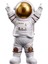 Reçine Astronot Figürinler Uzaylı Ay Heykel Dekoratif Minyatürler 15X10X25CM (Yurt Dışından) 4
