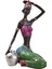 Afrika Heykelleri Heykelleri Reçine El Sanatları Koleksiyon Figürinleri Flowerpot Vazo (Yurt Dışından) 2