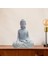 Buddha Tealight Tutucu Bahçe Heykeli Ev Odası Masa Tableti Koleksiyon Büyük Büyük Meditasyon Buda (Yurt Dışından) 4