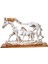 Modern Daimi Horse Statue Sanat Heykeli Ev Masa Dekorasyonları Sanat Beyaz 16X6X13CM (Yurt Dışından) 1