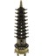 Çin Fengshui Çinko Stupa Pagoda Bronz 18CM (Yurt Dışından) 1