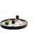 Mini Zen Bahçesi W/figürinler Yuvarlak Şekli Meditasyon Sandbox Dia 21CM (Yurt Dışından) 3