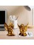 2x Cherubs Angels Heykel Reçine El Yapımı Ev Dekor Masası Altın Için Sevimli (Yurt Dışından) 3