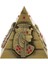 8.5cm Metal 3D Model Mısır Piramit Heykel Hediyelik Hediye Ev Ofis Dekoru (Yurt Dışından) 1