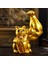 Lucky Cat Figurine Heykel Heykel Feng Shui Modern Raf Masası Süsleme Düzenli Sol (Yurt Dışından) 2