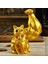 Lucky Cat Figurine Heykel Heykel Feng Shui Modern Raf Masası Süsleme Düzenli Sol (Yurt Dışından) 3