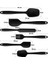 Shop-Set Isıya Dayanıklı Yanmaz Yapışmaz Silikon Spatula Seti 6 Parça-Kırmızı 3