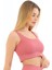 Yeni Sezon Kalın Askılı Fitilli Smsm Toparlayıcı Crop Büstiyer Pembe 3
