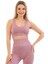 Yeni Sezon Ince Askılı Pedli Fitilli Smsm Toparlayıcı Crop Büstiyer Pembe 4