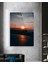 Gün Batımı Dikey Cam Tablo 4