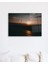 Gün Batımı Yatay Cam Tablo 5