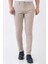 Lyon P2305 Slim Fit Pamuklu Likralı Gabardin Pantolon Vizon 1